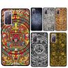 Mayan Calendar Phone Case For Samsung Galaxy S25 Ultra S9 S10 Plus S20 FE S21 S22 S23 S24 Ultra Back Cover
