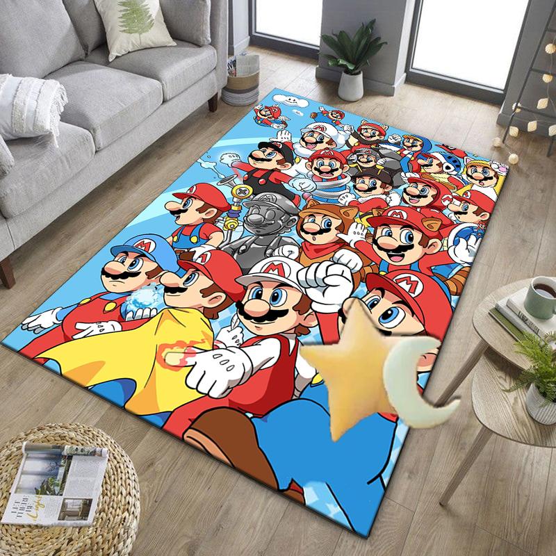 Princess Peach Adventure Office Rug Chair Mat, Game Carpet, Suitable for Front Door, Bedroom, Living Room, Desk, Holiday Gift