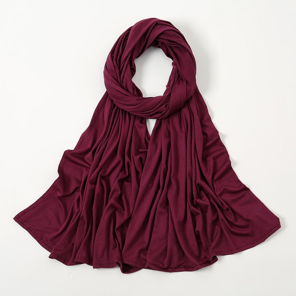 Premium Jersey Hijab Scarf For Muslim Women Turban Femme Africaine Hijabs For Woman Head Wrap Hoofddoek Headscarf Ramadan