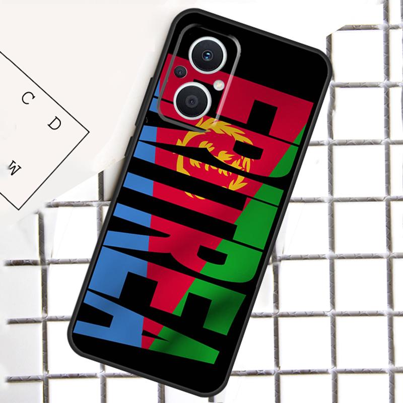 Eritrea Flag Phone Case For OPPO Reno 14F 10 11 12 13 F 14 Pro 8T 7 8 Lite OPPO Find X8 X6 X5 X9 Pro Cover