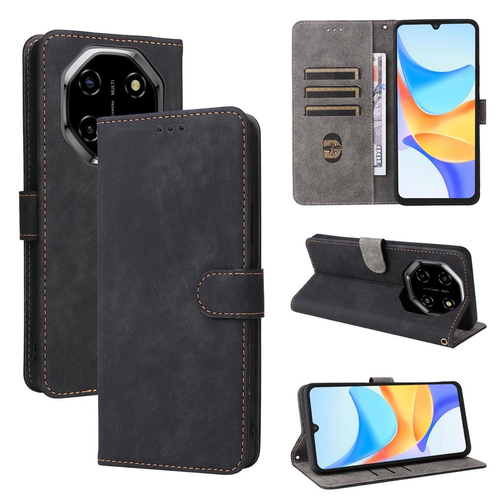 Flip Cover for Blackview Shark 6 / Oscal Tiger 8 PU Leather Full-Body Protection [RFID Blocking] Phone Cases
