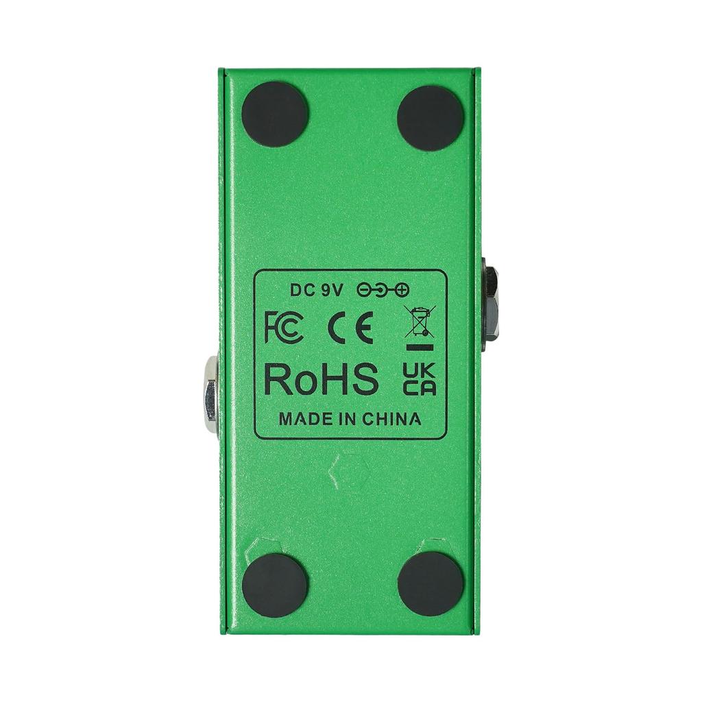 Btuty Guitar Tuner High Fast Compact Metal Durable Ideal for Live Performances and Studio Pedal, Accuracy, Response, Body, Design, Use, Green,