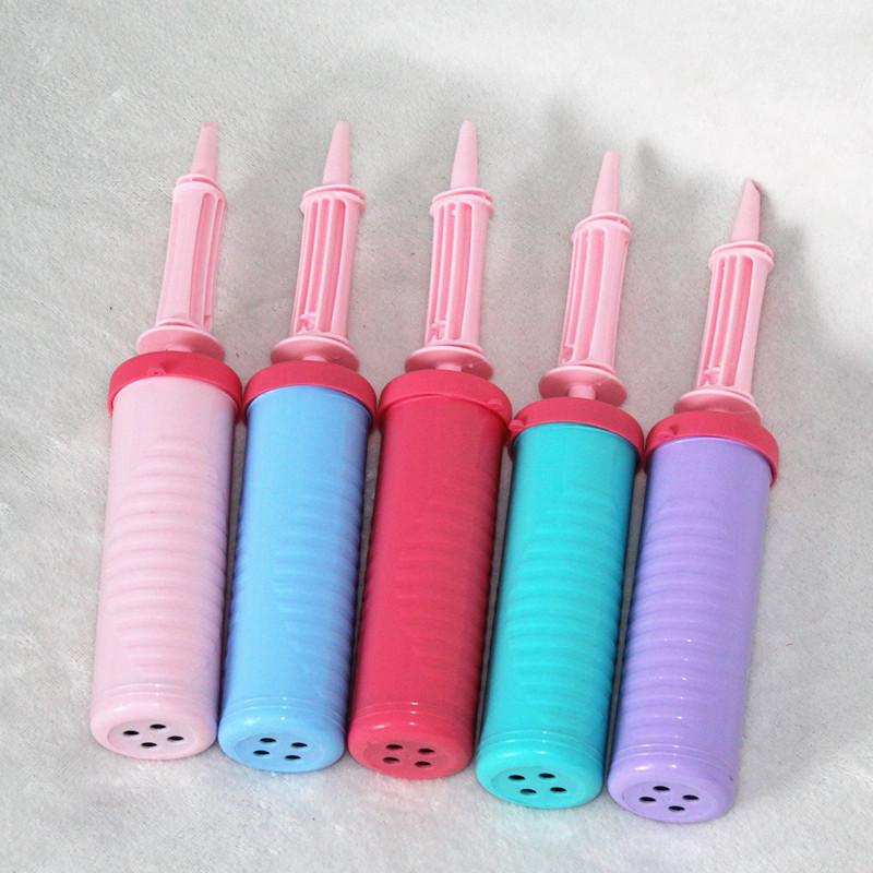 Macaron Color Two-Way Hand Balloon Pump for Long Strip & Round Balloons