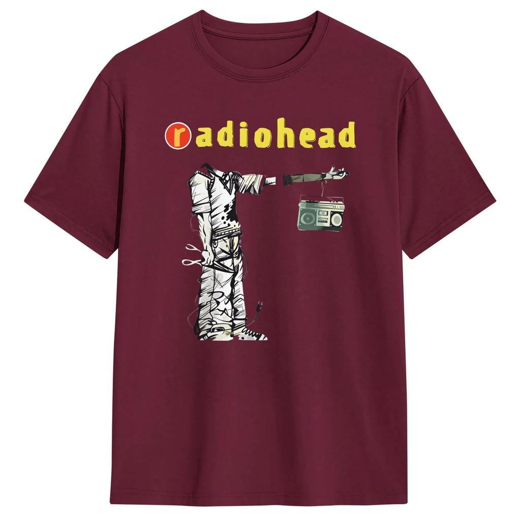 1994 Radiohead Band Ok T Shirt Summer Hipster Tshirts 100 Cotton Round Neck Plus Size 5xl Top Tees Short Sleeve Tshirt