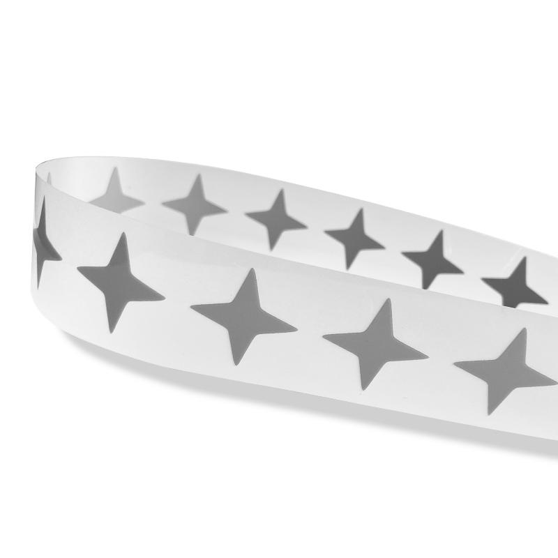 100cm Silver Vinyl Film Patches High Visibility Reflective Tapes Parches Ropa Diy Heat Press Appliqued Clothes Stickers Patch