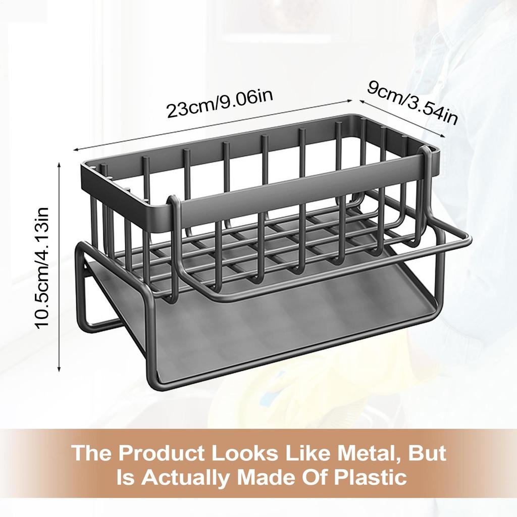 Kitchen Sponge Holder Plastic Sink Drain Rack Quick Drainage Waterproof Rack Gadgets Organizer Bathroom Storage Accessories