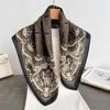 Spring and Autumn New Korean Small Square Scarf Women's 71 Cotton and Linen Versatile Small Scarf Neck Shirt Decorative Silk Scarf