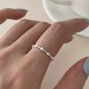 Geometric Handmade Irregular Flower Open Rings For Women Fashion New Jewelry Gift Party Daily Wholesale Anillos