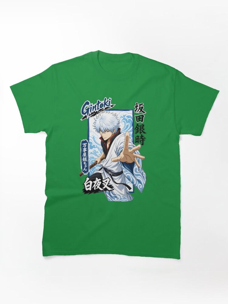 Gintama Silver Hair Samurai Wave Art Graphic Classic Unisex T-Shirt