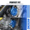 NICECNC ATV Water Pump Inlet Outlet Cover Kit For Yamaha Raptor 700 2006-2024 Raptor 700R 2009 2011-2024 Faster Cooling Set