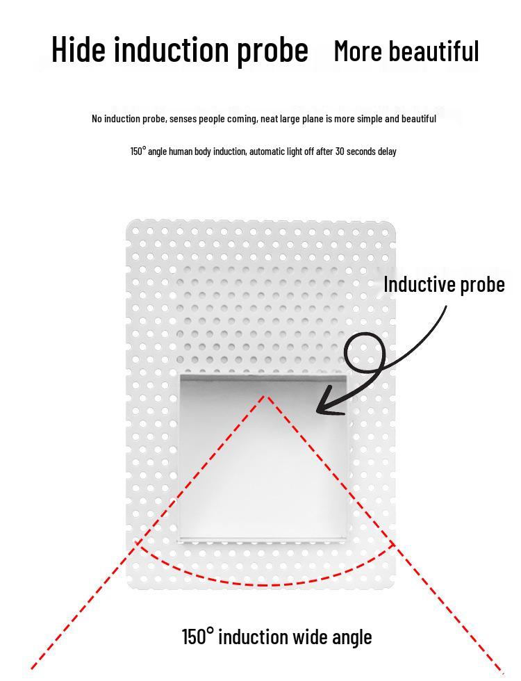 Recessed Frameless LED Stair and Corridor Light