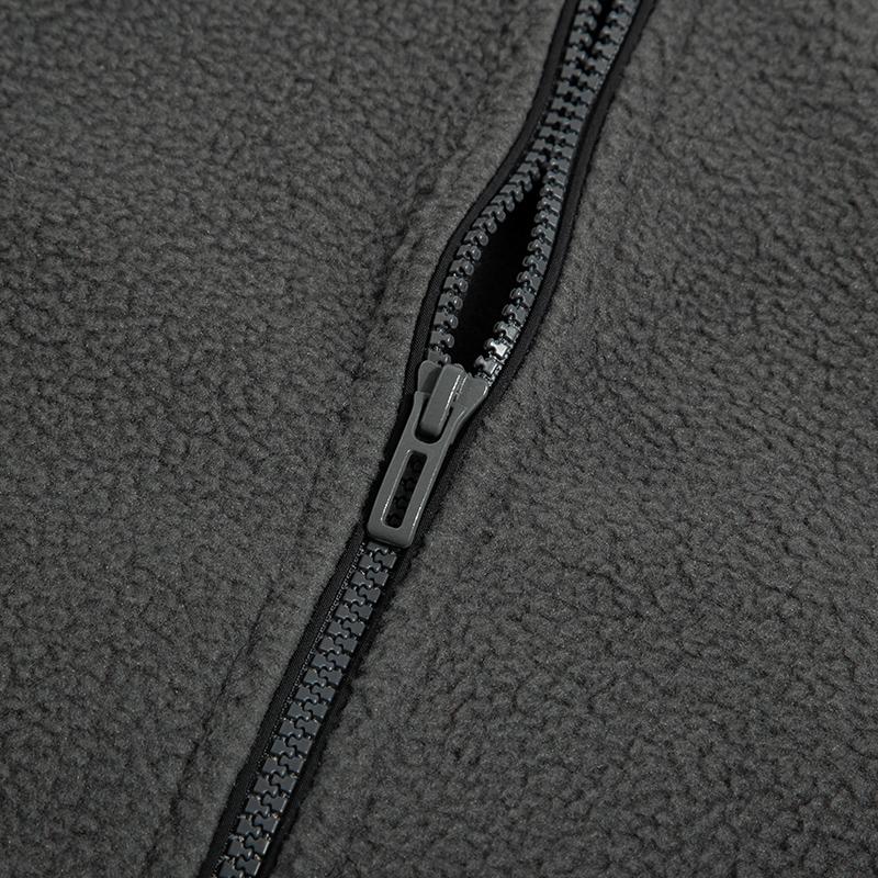 Adidas FCB LS FLC Jacket Sport Casual Stand Collar Stripe Windproof Outerwear Men Jacket Grey HF1343