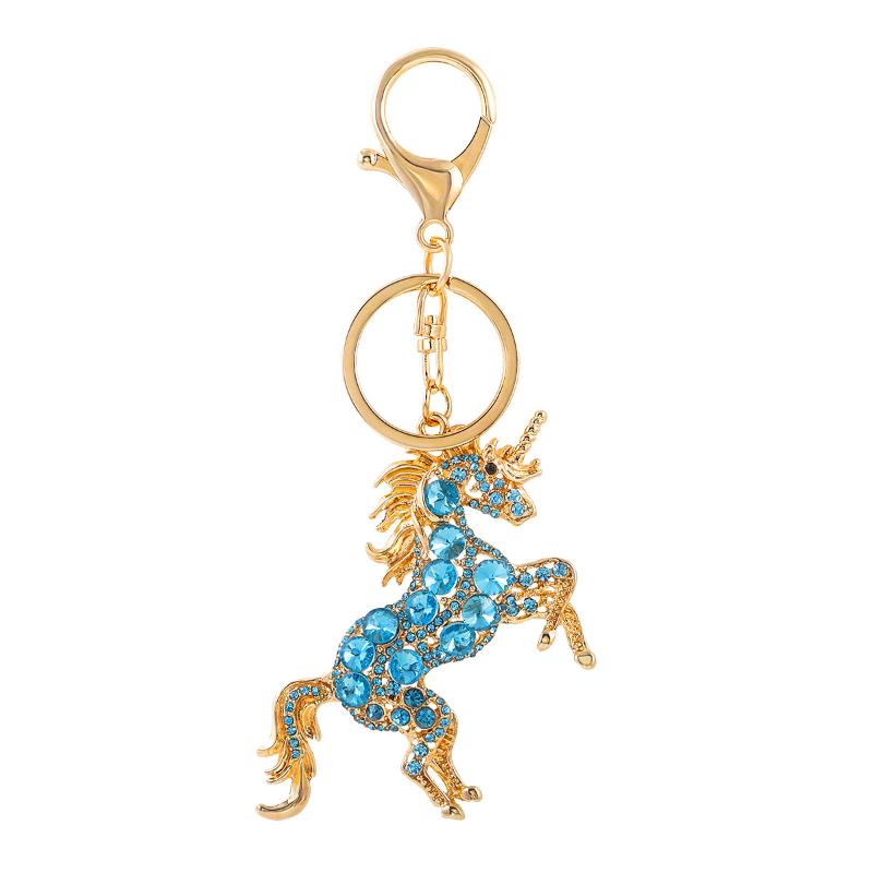 Cute Cartoon  Unicorn Horse Keychain Pendant Backpack Hangings Ornaments Gifts