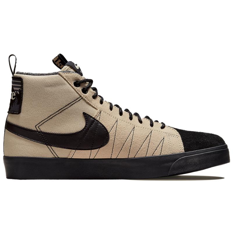 Nike SB Blazer Mid Premium Acclimate Pack - Rattan Black Skateboard Shoes DC8903-200