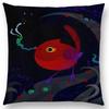 Super Cute Cartoon Animals Pufferfish Cushion Cover Lovely Bird Sweet Nest Interesting Fish Cat Frog Fox Throw Pillow Case Hogar