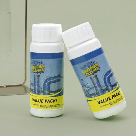 3 ks Čistič potrubí Wild Čistič potrubí Prášek Kuchyňské dřezy Umyvadla Toalety Bezpečný čistič odpadů