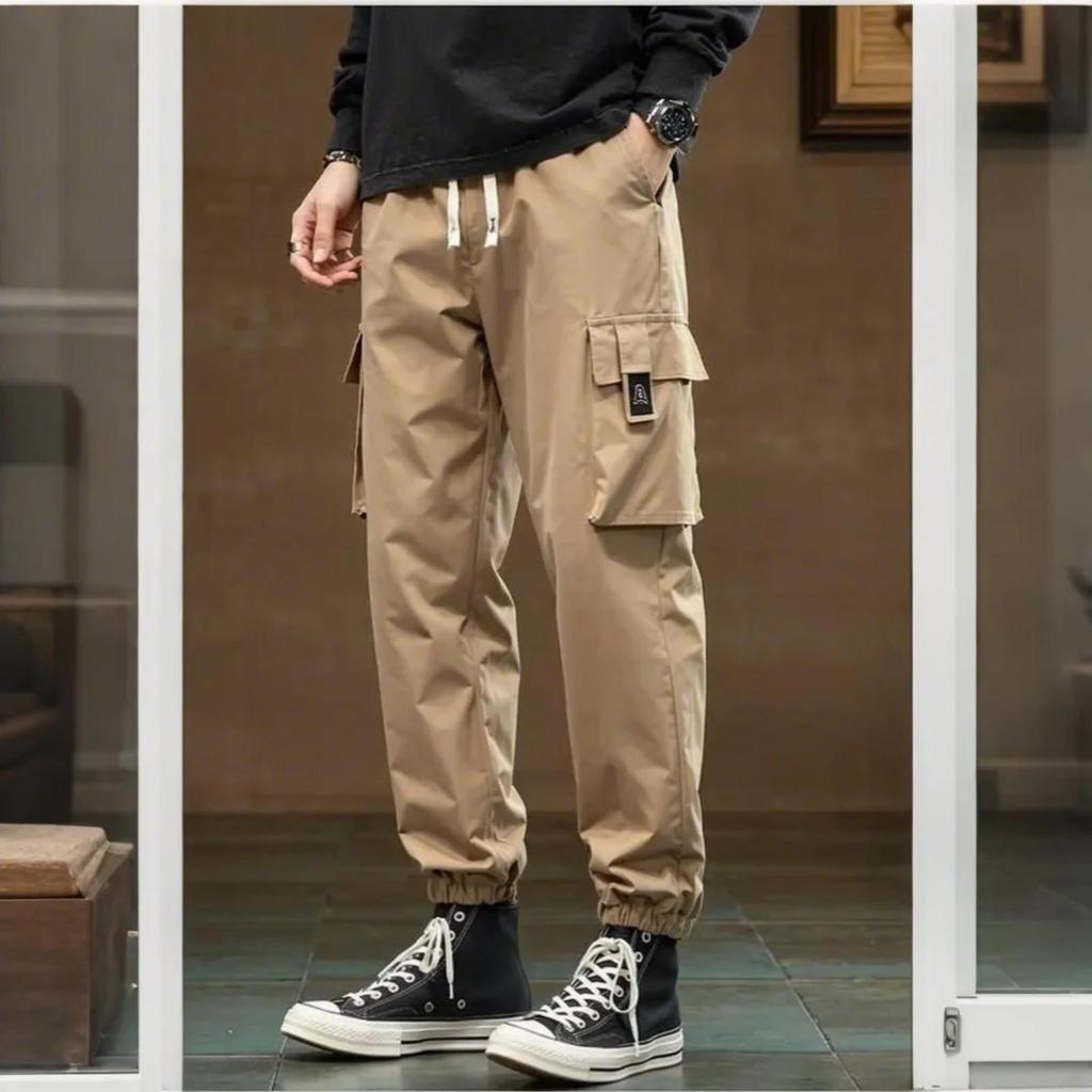 Salopette multi-poches pour hommes, pantalon ample de printemps et d'été, nouveau pantalon de sport décontracté