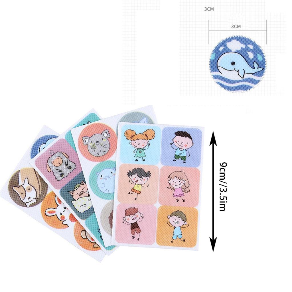 144PCS Cartoon Mosquito Stickers Summer Outdoor for Adults and Children