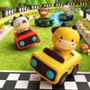 Douyin Style Cute Animal Toy Car - Press-Type, Drop-Resistant, Interactive Sliding Gift for Boys & Girls