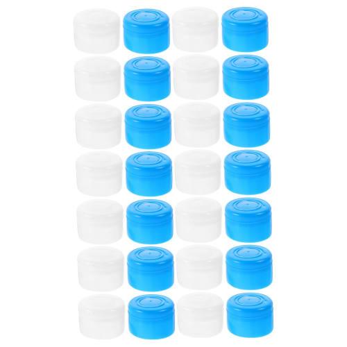 OUNONA 40-Piece 5 Gallon Water Bottle Caps, Reusable Water Jug Lids, Replacement Water Jug Lids for Portable Water Bottles, Bucket Lids, Reusable Jug