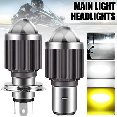 1pcs H4 BA20D Motorcycle Headlight Led Bulbs CSP Chip H4 Lights Lamp Accessories Scooter Fog Lens Headlamp Hi 12V Lo E7Z5
