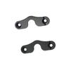 2Pcs Sun Visor Clips Black For Jeep 2018 & NEWER JK JL JT Gladiator Wrangler JK