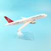 1/400 Scale 16cm Turkish Airlines Boeing 777 Aircraft Model Planel Airplane Diecast Metal Planes