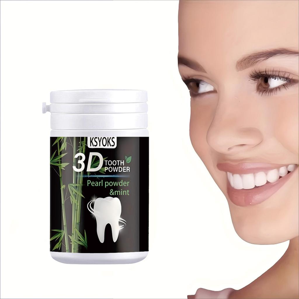 The surface of the teeth is shiny and the gaps between them are clean, so there is no need to worry about oral hygiene