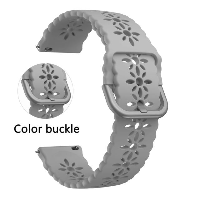 20mm Silicone Band For Amazfit GTS/2/2e/3/4/GTS2 Mini/GTR 42mm Sport Watch Bracelet Amazfit Bip U 3 Pro Strap Watchband Correa