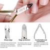 Oțel inoxidabil Manichiură Nail Art Clippers Cuticule Trim Hard Dead Skin Foarfece