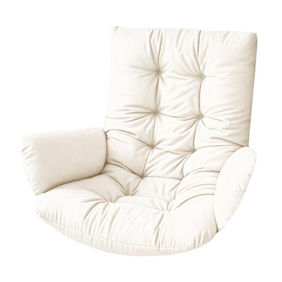 Waterproof Egg Chair Cushion Thicken Patio Hanging Basket Chair Cushion Egg Chair Cushion with Armrests for Indoor Outdoor Basket Swing