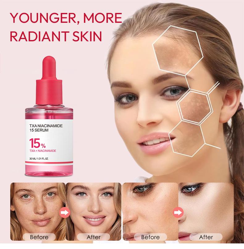 Rozjaśniające Serum z Kwasem Traneksamowym 15% i Niacynamidem 10% na Trądzik i Przebarwienia