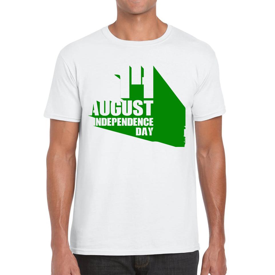 Happy 14th August Independence Day Patriotism Country Love Pakistani Flag Mens Tee Top M