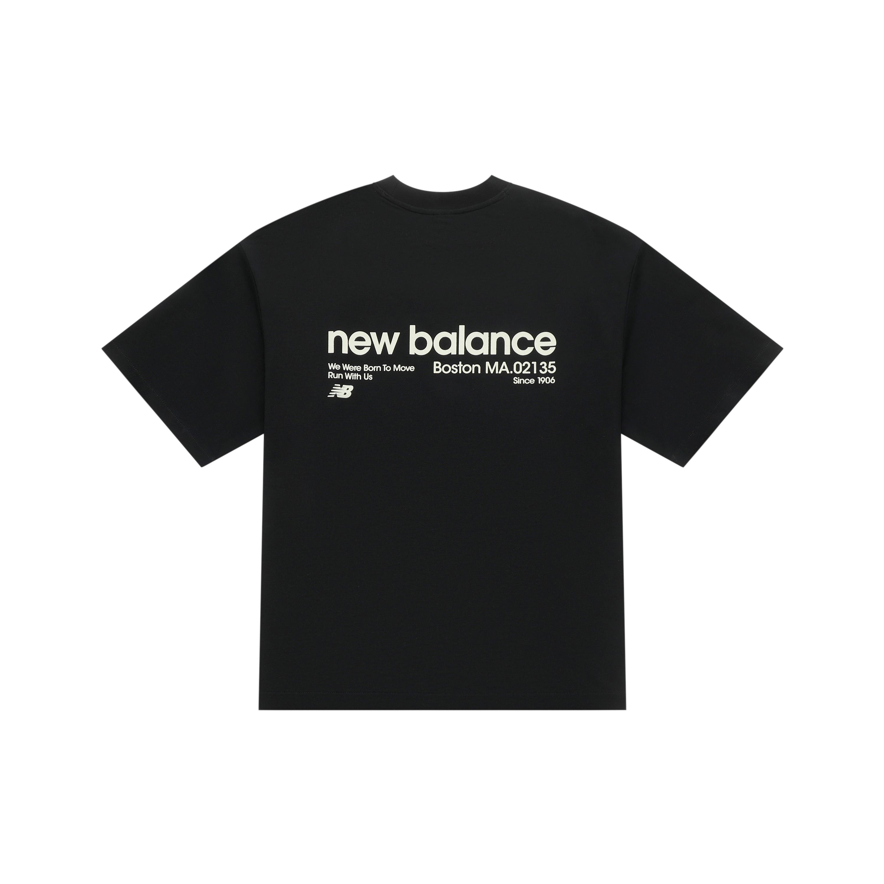 Футболка New Balance Shifted Унисекс Черная AMT52300-BK M gray