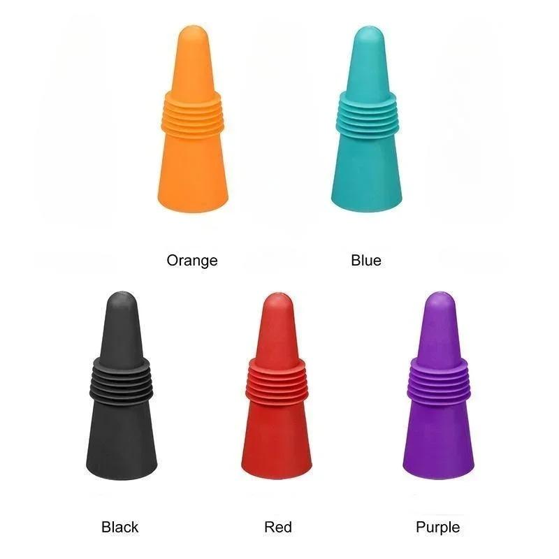 Silicone Wine and Beverage Bottle Cap Leak Proof Sealing Bottle Stopper Protector, Reusable, Convenient and Practical Object