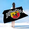 Abarth Auto Logo Strandtuch Cartoon Niedlich Sommer Kinder Großes Bade Pool Strandtuch Mikrofaser Saugfähig für Schwimmen Reisen