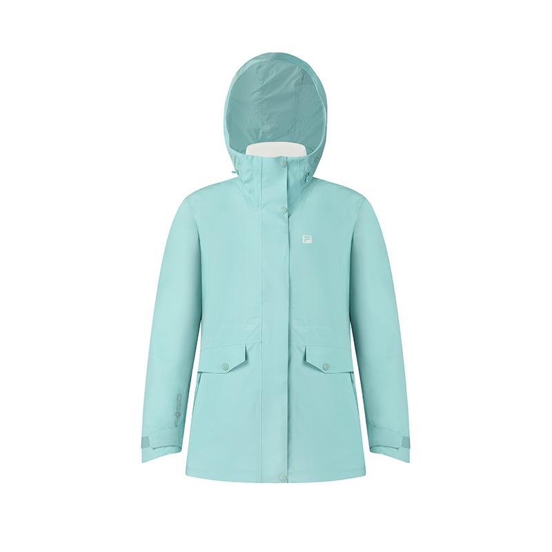 

Fila Модный комплект-двойка с капюшоном, куртка, женские куртки, серый, зеленый, A11W517721FGN S