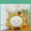 Moon Face Sun Plush Pillow With Soft Pp Cotton For Living Room Decor
