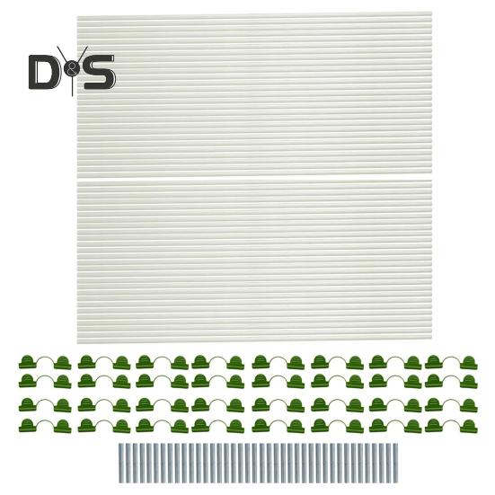 25/36/50Pcs Plant Support Piles Easy Installation Ultra-Fine Garden Stakes Rust-resistant Garden Pillars Home Garden Supplies