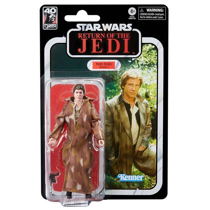 Figurine - star wars black series - han (endor)