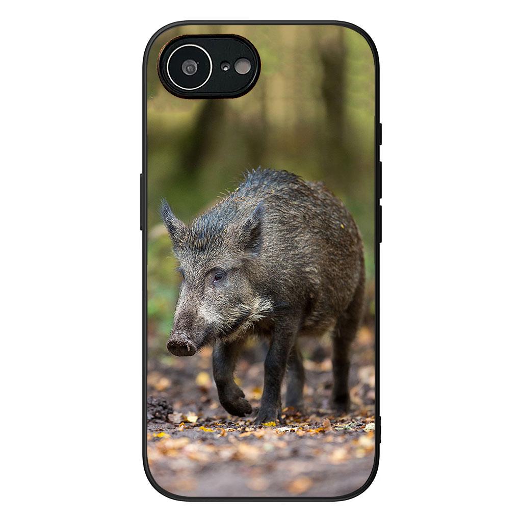 Wildschwein Schwein Handyhülle für Samsung Galaxy A36 A17 A26 A07 A35 A54 A53 A13 A33 A34 S8 S9 S20 S21 FE S10 Plus Hülle