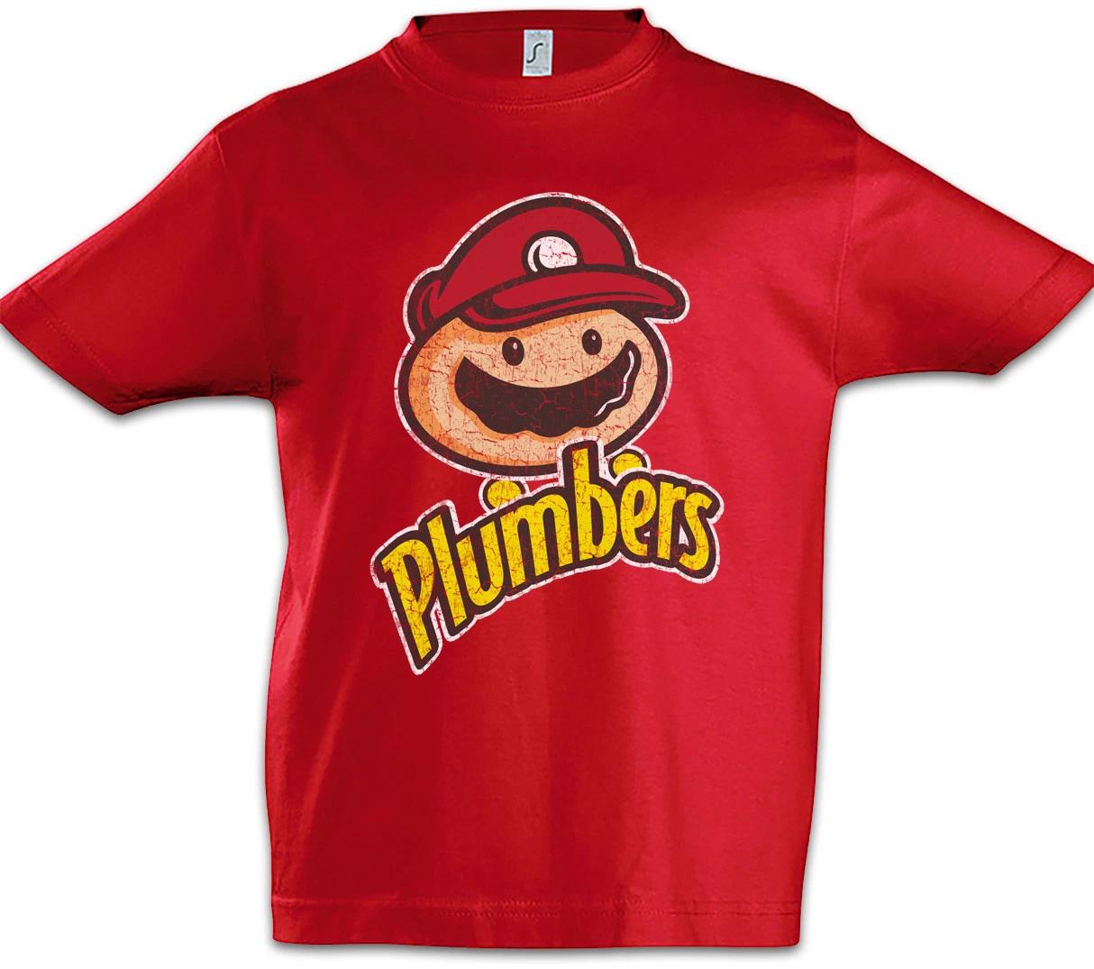 Super Plumbers Kids Boys kids boys T-Shirt Super Fun Mario Nerd Gamer Games Gaming 110