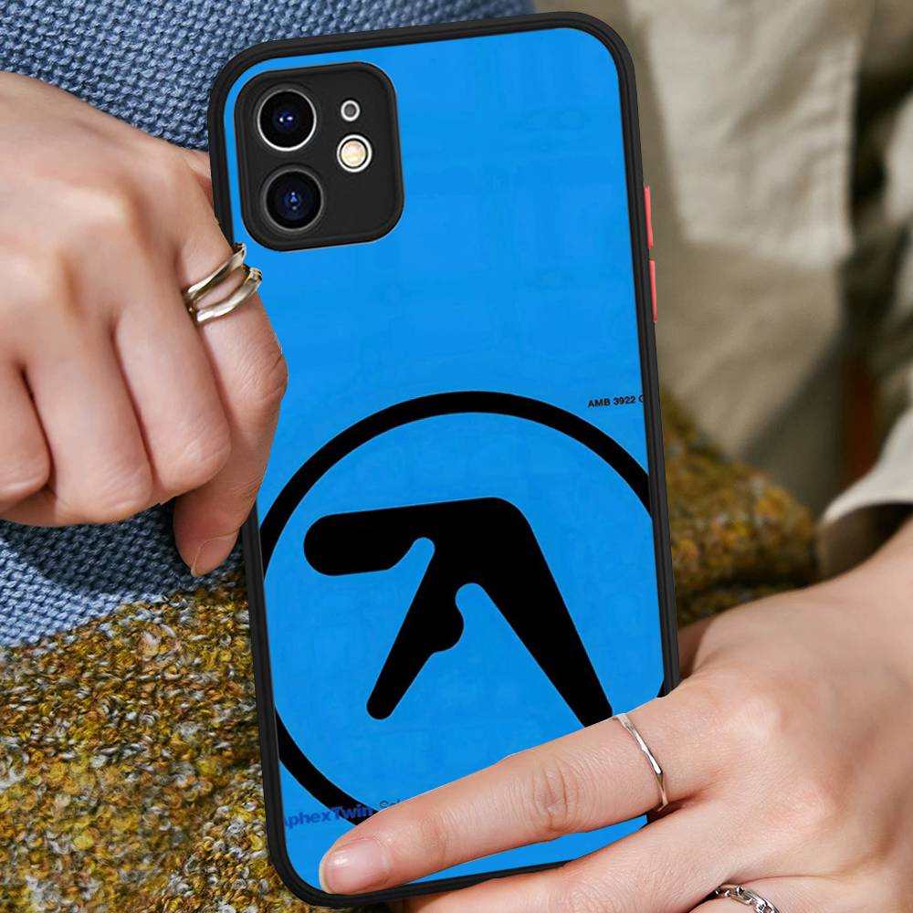 

DJ A-Aphex T-Twins For iPhone 16 Pro Max 15 14 13 12 11 XS MAX X Plus Candy Color Matte TPU Phone Cover iphone 15