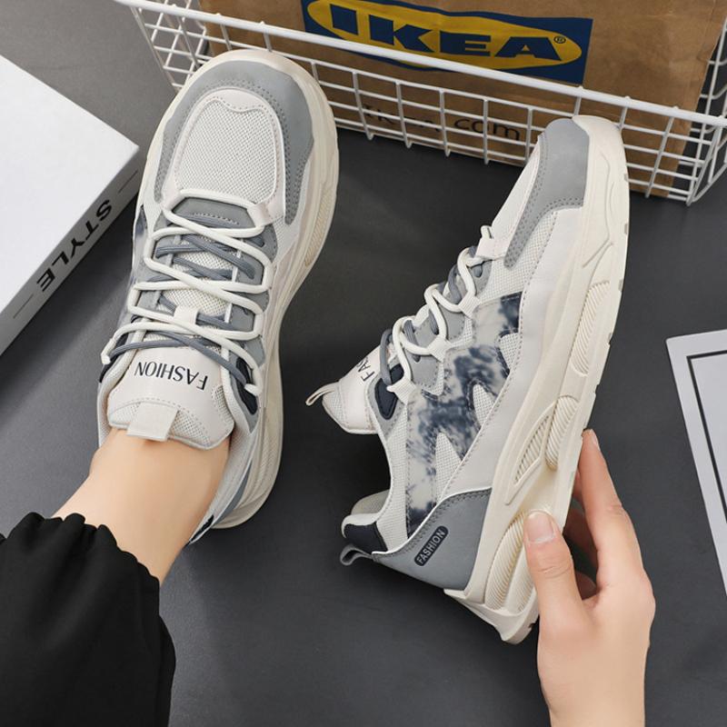 Fashion Men Sneakers Fashion Breathable Platform Shoes Brand Designer Versatile Casual Shoes Male Mesh Comfortable Running Shoes zapatos