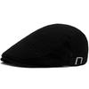 Summer Men Cotton Thin Flat Hat Fashion Plaid Embroidery Women's Berets Casual Newsboy Caps Spring Sun Visor Hats Unisex Gorras