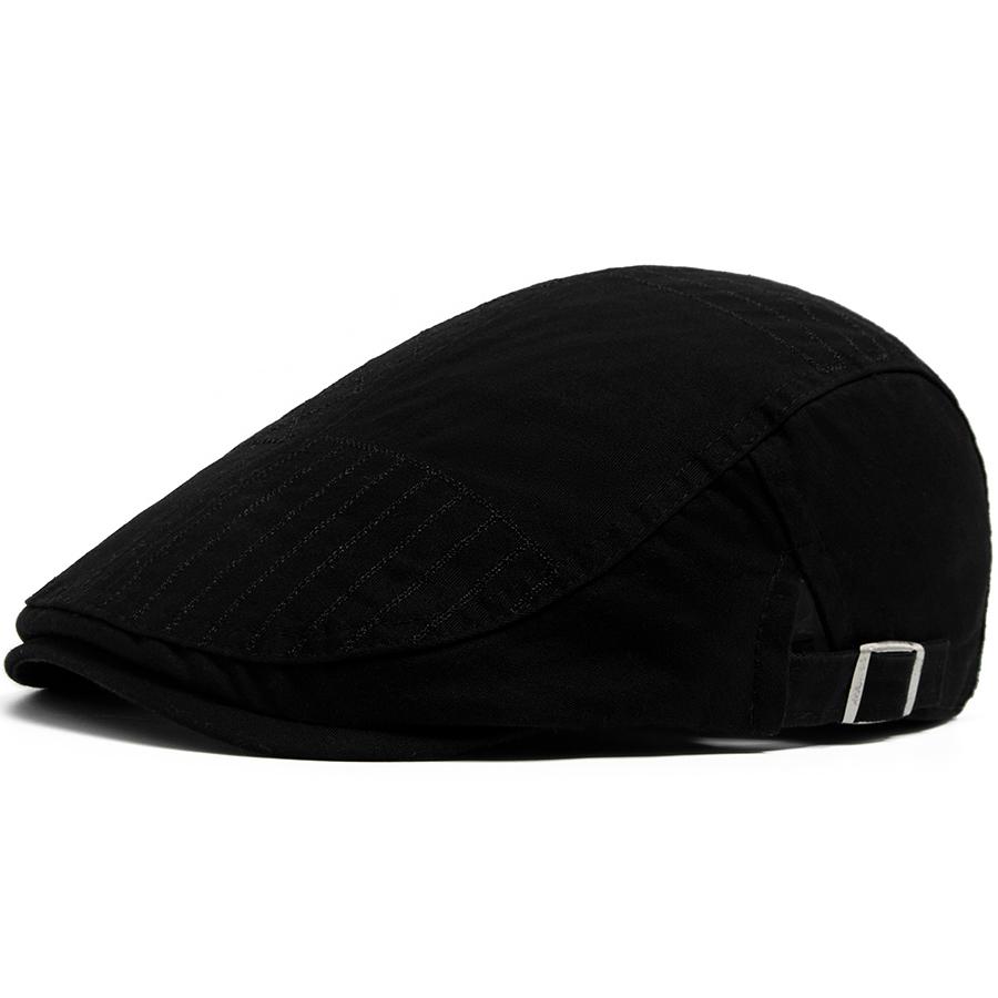 Summer Men Cotton Thin Flat Hat Fashion Plaid Embroidery Women's Berets Casual Newsboy Caps Spring Sun Visor Hats Unisex Gorras