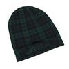 Black Watch Tartan Plaid Pattern Urban Inspired Adult Beanie Fits Well with Layered Looks Morning Coffee Walks or Creative Spaces with Artistic Vibes