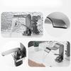 Modern Waterfall Faucet Single Handle 1 Hole Bathroom Sink Faucet Lavatory Vanity Wash Basin Water Faucet Vessel Crane Mixer Tap