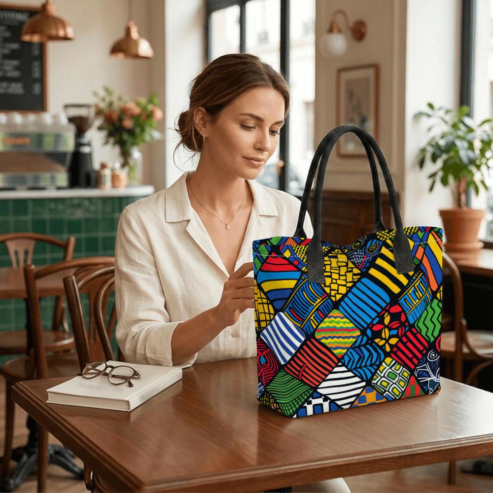  African Pattern Tote Bag Casual Handbag
