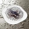 Durable Silicone Square Shower Drain Cover Prevents Sink Clogging, Shower Drain Strainer, Adsorption Sink Strainer, Convenient
